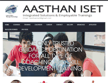 Tablet Screenshot of aasthaniset.com